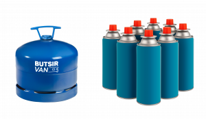 Botella gas butano azul rosca 2Kg (vacía). Butsir Bota0020